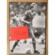 Signed card by PHIL THOMPSON the LIVERPOOL Footballer
